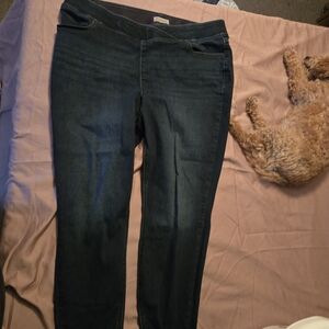 Maurices Women's Dark Blue Skinny Jeans XL